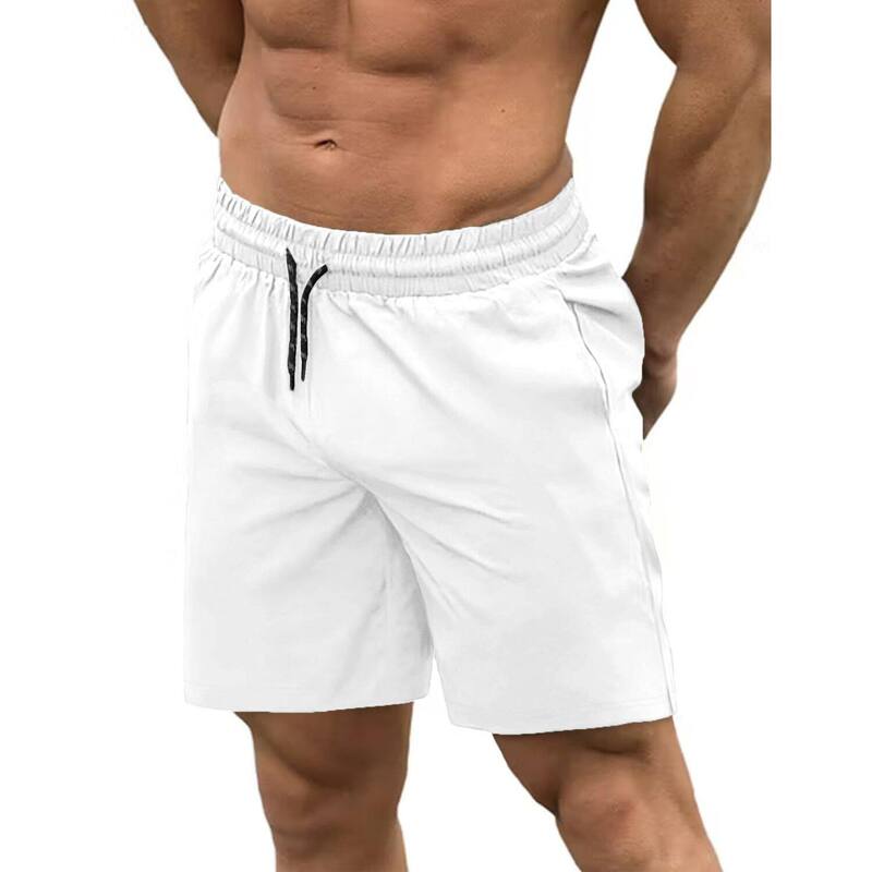 クーファンディ メンズ 水着 ハーフパンツ・ショーツ ショートパンツ COOFANDY Men' Swim Trunks Quick Dry 5 inch Inseam Bathing Suit Beach Swim Shortswimwear White ホワイト｜ReVida 店