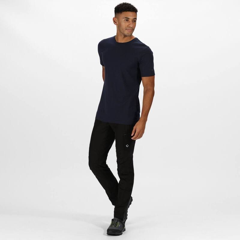 レガッタ メンズ トップス Tシャツ Regatta Mens Tait Lightweight Active T-Shirt Black ブラック｜ReVida 店