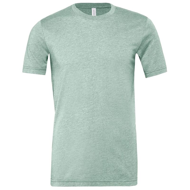 ベラキャンバス メンズ トップス Tシャツ Bella+Canvas Bella + Canvas Adults Unisex Heather CVC T-Shirt Prism Dusty Blue ブルー｜ReVida 店