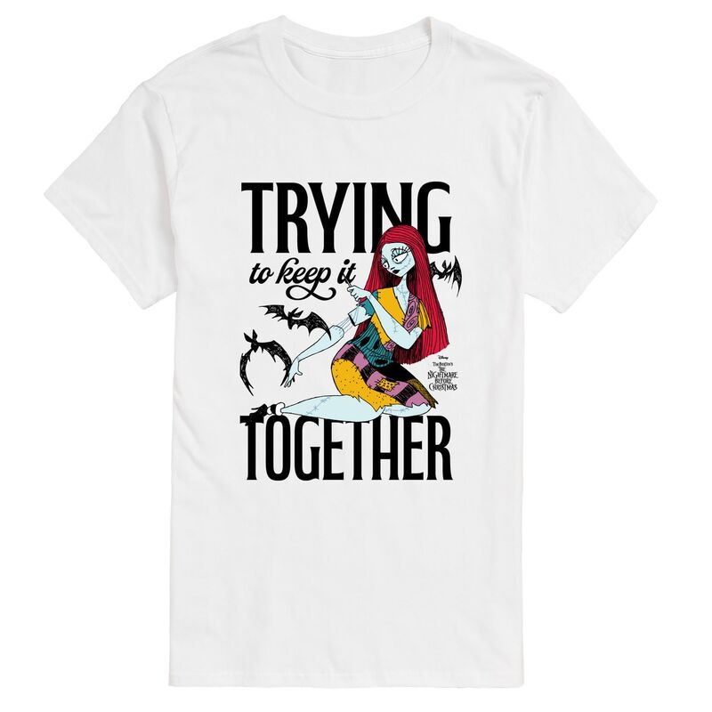 アニメキャラクター メンズ トップス Tシャツ グラフィック Licensed Character Men's Disney's The Nightmare Before Christmasally Graphic Tee White ホワイト｜ReVida 店