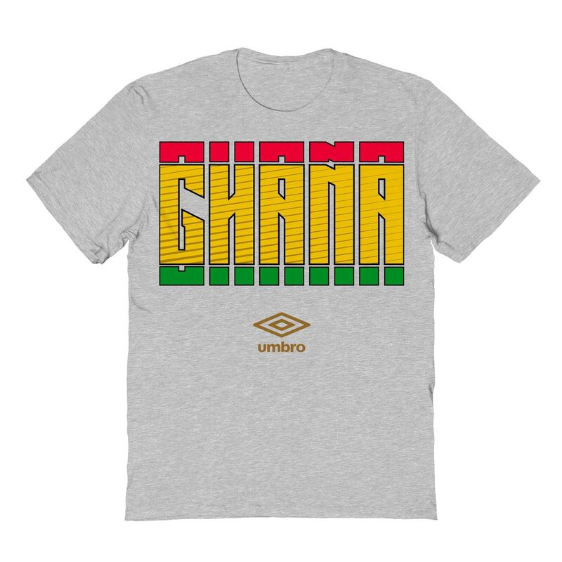 アンブロ メンズ トップス Tシャツ グラフィック Men's Umbro Ghana Country Stack Graphic Tee Sport Gray グレー｜ReVida 店