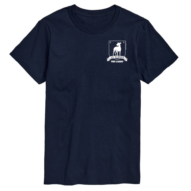 アニメキャラクター メンズ トップス Tシャツ ロゴ グラフィック Licensed Character Men's Ted Lasso A.F.C. Richmond Logo Graphic Tee Navy ネイビー｜ReVida 店