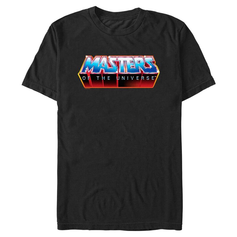 アニメキャラクター メンズ トップス Tシャツ ロゴ グラフィック Licensed Character Men's Masters Of The Universe Chrome Logo Graphic Tee Black ブラック｜ReVida 店