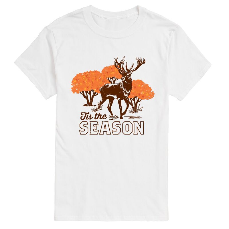 アニメキャラクター メンズ トップス Tシャツ グラフィック Licensed Character Men's Fall Deer Graphic Tee White ホワイト｜ReVida 店