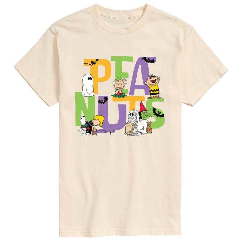 アニメキャラクター メンズ トップス Tシャツ トール グラフィック Licensed Character Big & Tall Peanutsnoopy & Friends Halloween Graphic Tee Cream クリーム｜ReVida 店