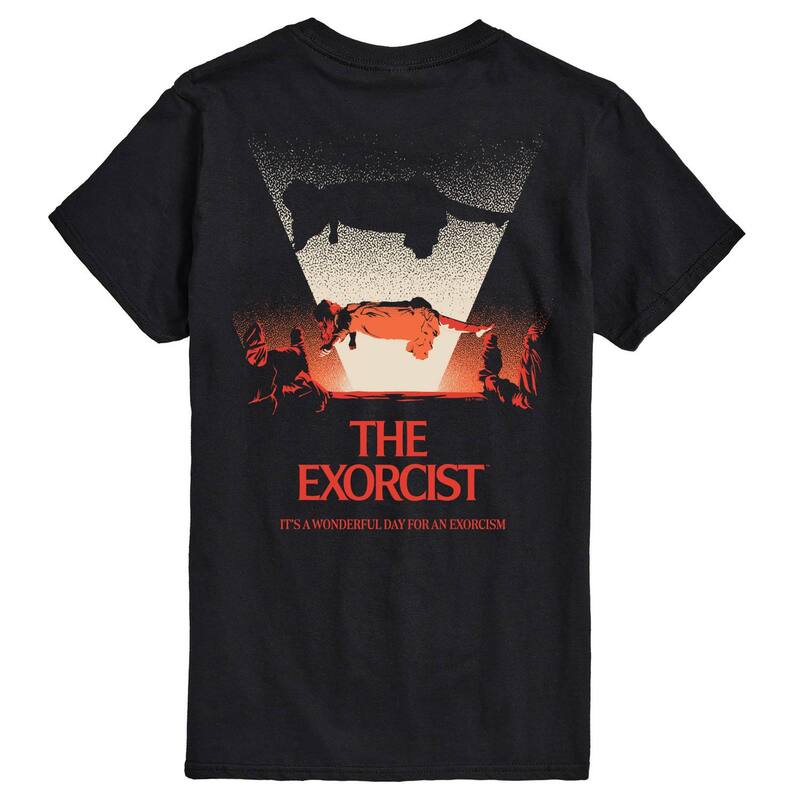 アニメキャラクター メンズ トップス Tシャツ グラフィック Licensed Character Men's Thexorcist It's A Wonderful Day For An Exorcism Graphic Tee Black ブラック｜ReVida 店