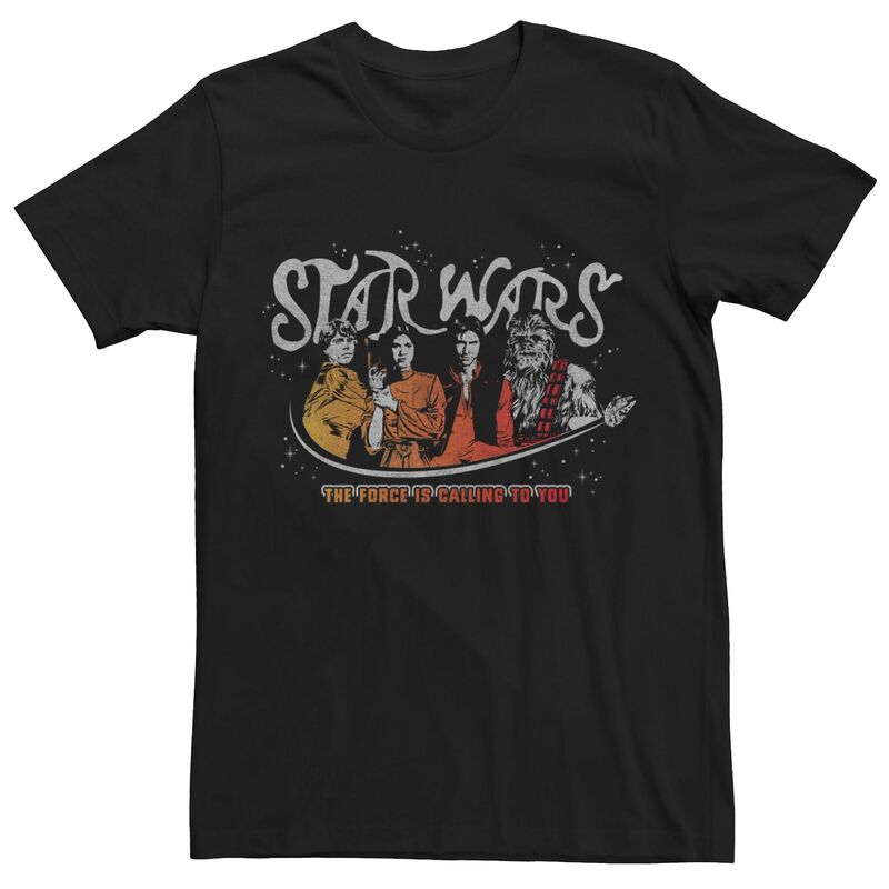 アニメキャラクター メンズ トップス Tシャツ ヴィンテージ グラフィック Licensed Character Men'star Wars Vintage Rock Graphic Tee Black ブラック｜ReVida 店