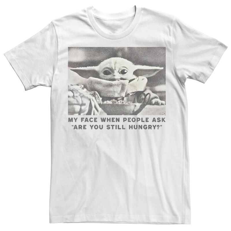 アニメキャラクター メンズ トップス Tシャツ Licensed Character Men'star Warstill Hungry Tee White ホワイト｜ReVida 店