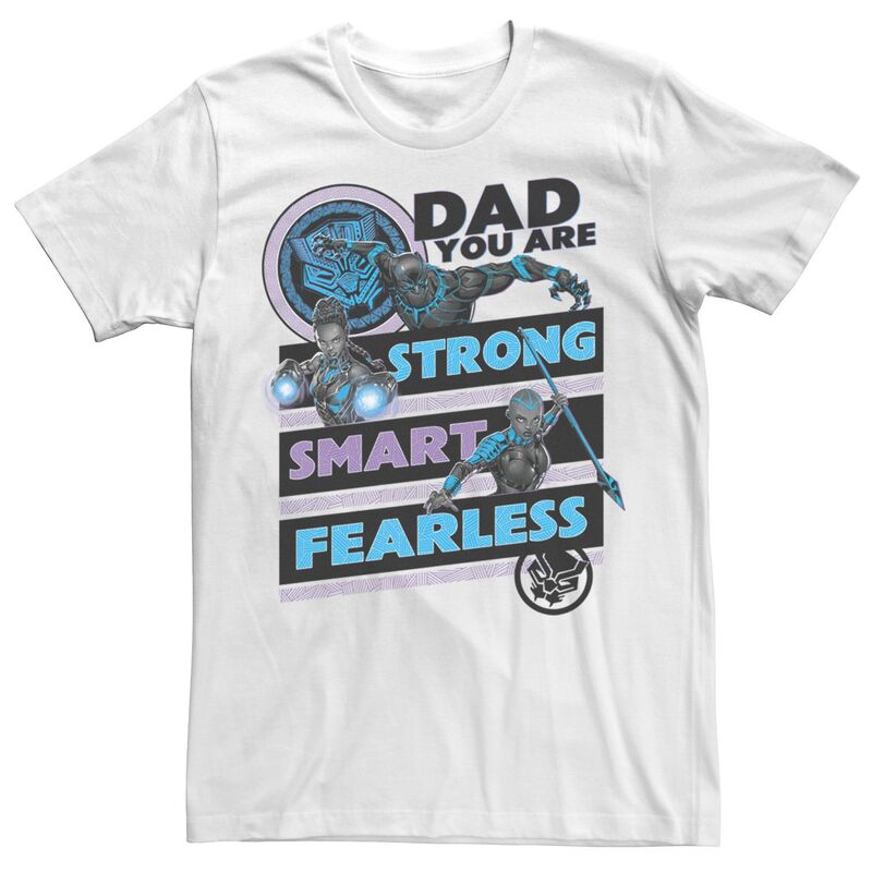マーベル メンズ トップス Tシャツ Men's Marvel Black Panther Dad You Are Tee White ホワイト｜ReVida 店