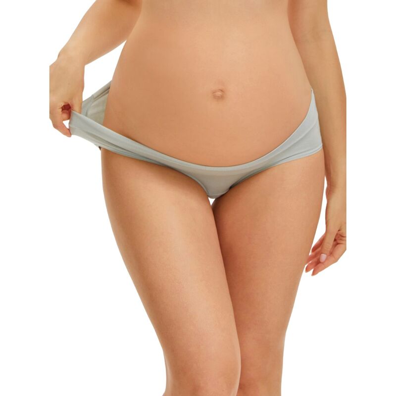 インスパイア シック レディース アンダーウェア パンツ ローライズ マタニティ INSPIRE CHIC Women\'s Maternity Underwear Low Rise Pregnancy Briefs Under Bump Support Soft Panties Green グリーン|ReVida 店