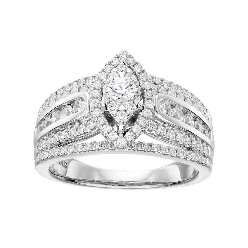 ヴェラウォン レディース アクセサリー リング Simply Vera Wang 14k White Gold 1 Carat.W. Diamond Marquisengagement Ring 14k Whgold ホワイト 642,720円
