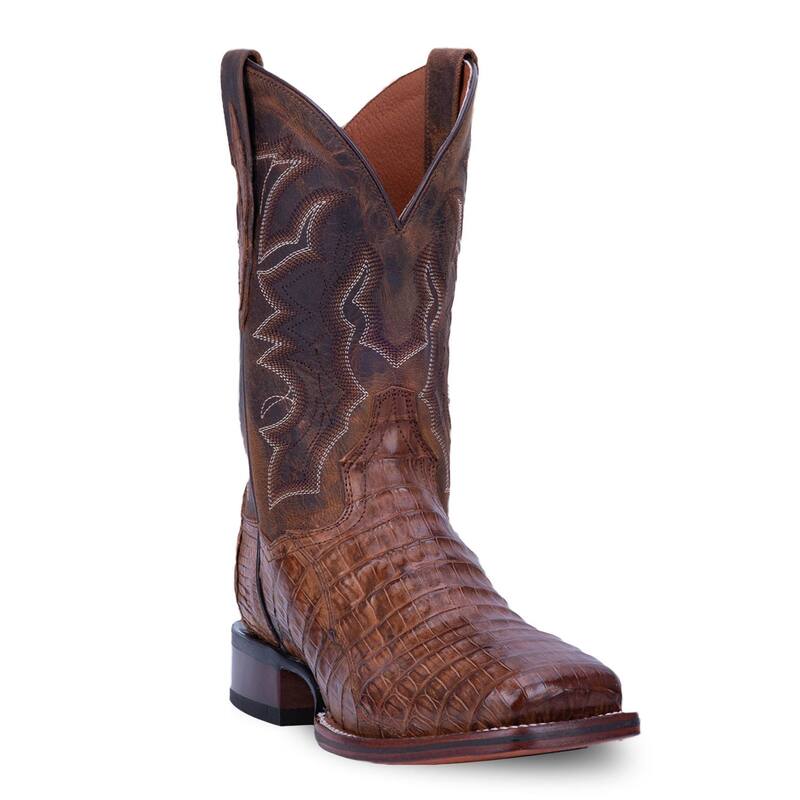 ダンポスト メンズ シューズ ブーツ・レインブーツ Dan Post Kingsly Men's Caiman Cowboy Boots Bay Apache Chocolate チョコレート
