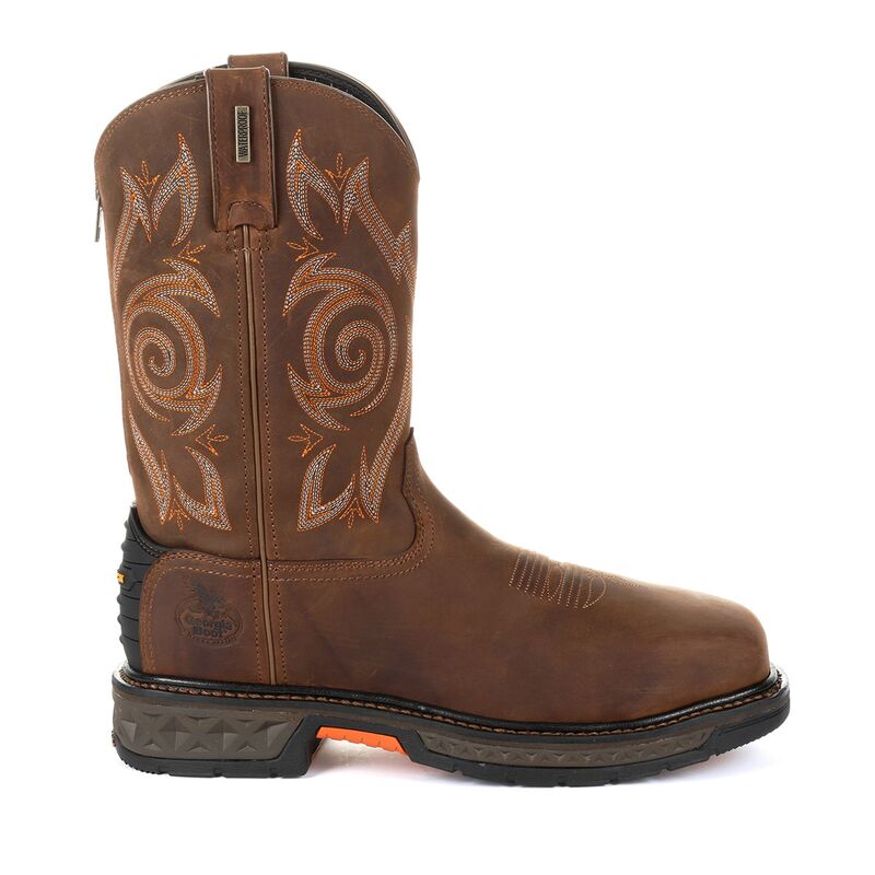 ジョージアブーツ メンズ シューズ ブーツ・レインブーツ Tシャツ Georgia Boots Carbo-Tec LT Men's Waterproof Steel Toe Work Boots Brown ブラウン 39,520円