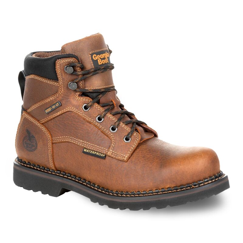 ジョージアブーツ メンズ シューズ ブーツ・レインブーツ Georgia Boots Georgiant Revamp Men's 6-Inch Waterproof Work Boots Brown ブラウン