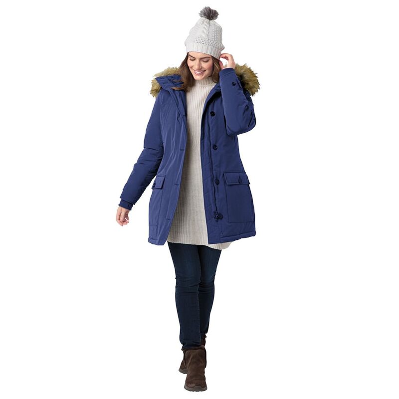 ウーマン ウィズイン レディース アウター ジャケット・ブルゾン プラスサイズ パーカー Woman Within Women's Plusize The Arctic Parka Evening Blue ブルー