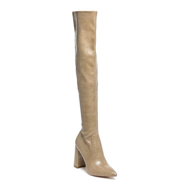 ロンドンラグ レディース シューズ ブーツ・レインブーツ London Rag Flittle Women Knee-High Boots Natural