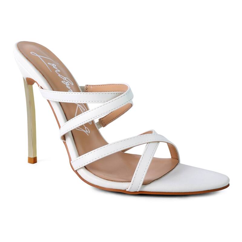 ロンドンラグ レディース シューズ パンプス サンダル ヒール London Rag Night Club Women's Higheel Sandals White ホワイト