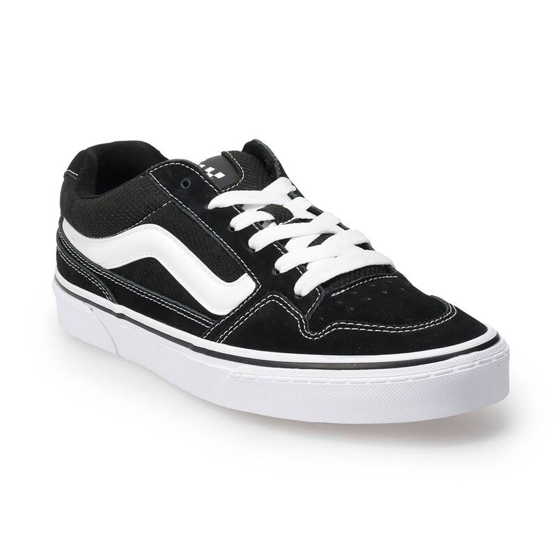 バンズ メンズ シューズ スニーカー VansR Caldrone Men'shoes Black White ホワイト