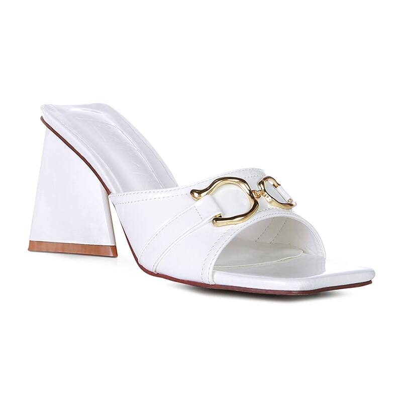 ロンドンラグ レディース シューズ パンプス サンダル ヒール London Rag Salisbury Women's Heeled Sandals White ホワイト