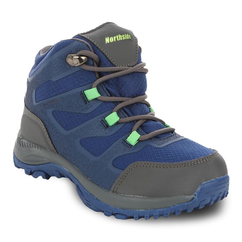 ノースサイド レディース シューズ ブーツ・レインブーツ Northside Hargrove Boys' Mid Waterproof Hiking Boots Navy Lime ネイビー