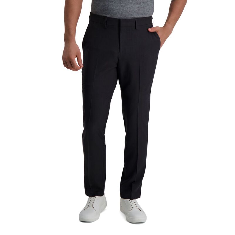 ハガー メンズ ボトムス カジュアルパンツ Men's HaggarR Smart WashRepreveR Slim-Fit Suit Pants Charcoal チャコール｜ReVida 店