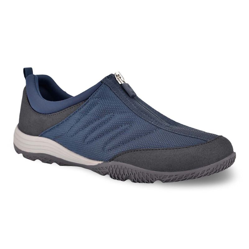 イージースピリット レディース シューズ スニーカー Easy Spirit Bestrong Women\u0027s Center Zip Sneakers Dress Blue 青色