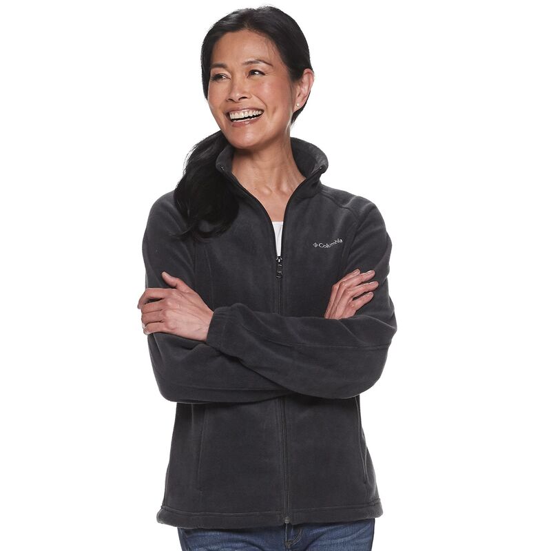 コロンビア レディース アウター ジャケット・ブルゾン フリース Women's Columbia Benton Springs Zip-Front Fleece Jacket Black ブラック
