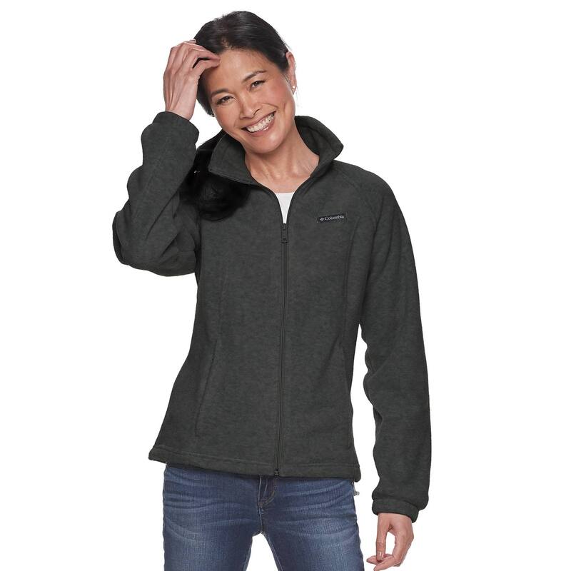 コロンビア レディース アウター ジャケット・ブルゾン フリース Women's Columbia Benton Springs Zip-Front Fleece Jacket Charcoal Heather チャコール