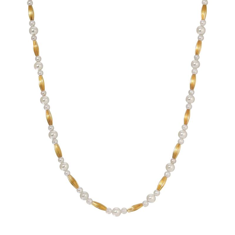 wales bonner ネックレス WALES BONNER / STORY NECKLACE (UA24NK02-599) Blue / White – Mukta
