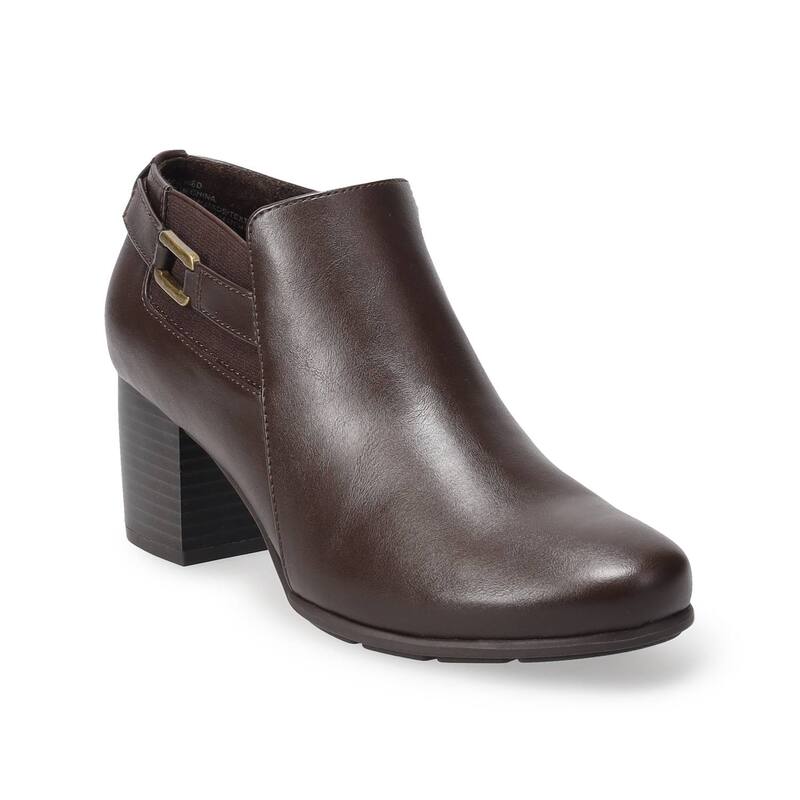 クロフト＆バロー レディース シューズ ブーツ・レインブーツ ヒール Croft & BarrowRozzalyn Women's Heeled Boots Brown ブラウン｜ReVida 店