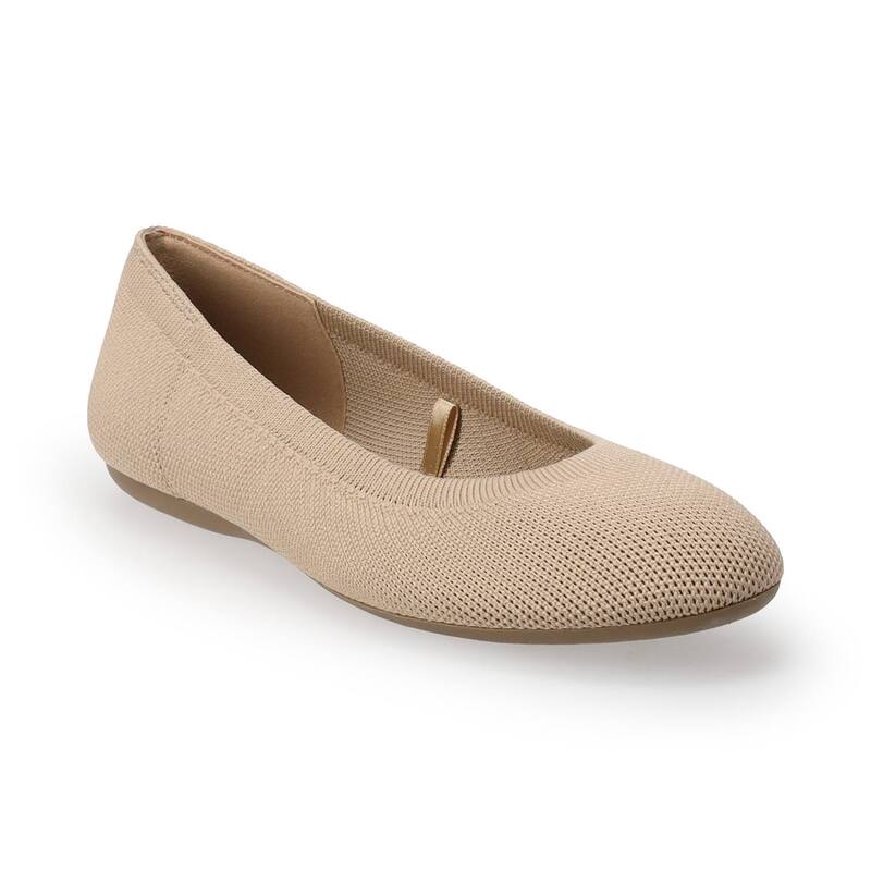 クロフト＆バロー レディース シューズ サンダル Croft & BarrowR Sonya Women's Ballet Flats Taupe トープ