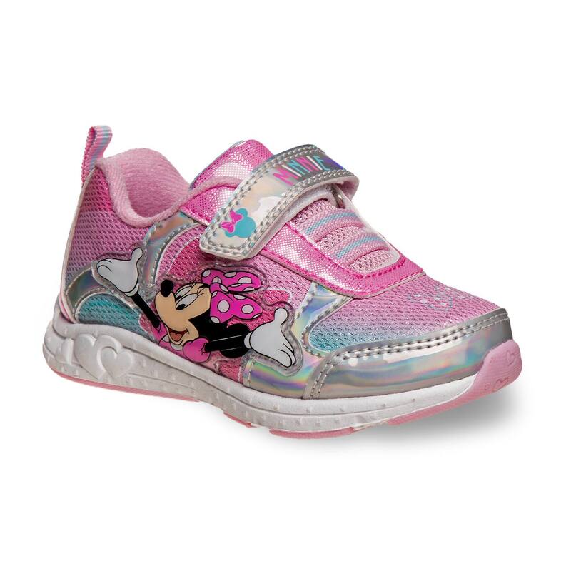 ディズニー レディース シューズ スニーカー Disney's Minnie Mouse Toddler Girls' Light-Up Sneakersilver Pink ピンク