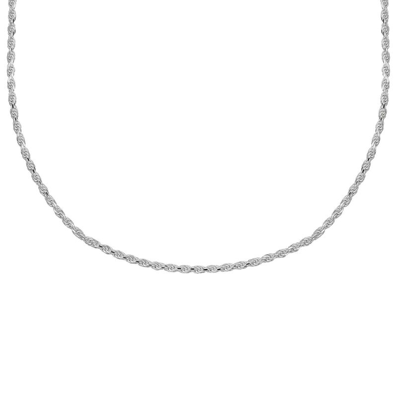 プリムローズ レディース アクセサリー ネックレス・チョーカー・ペンダントトップ PRIMROSE Sterling Silver Diamond Cut Rope Chain Sterling Silver シルバー