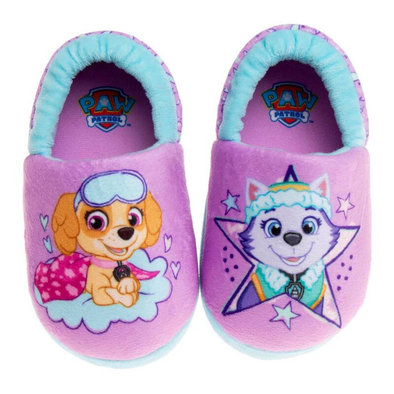 アニメキャラクター レディース シューズ サンダル Licensed Character Nickelodeon PAW Patrol Baby & Toddler Girl Slippers Purple パープル