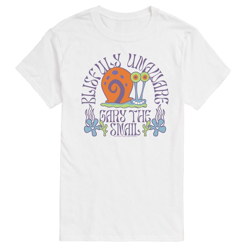 ニコロデオン メンズ トップス Tシャツ パンツ グラフィック Nickelodeon Men'spongeBob SquarePants Blissfully Unaware Graphic Tee White ホワイト 6,530円