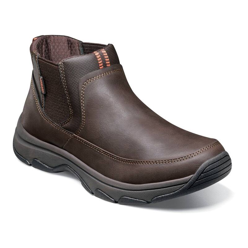 ノンブッシュ メンズ シューズ ブーツ・レインブーツ チェルシーブーツ チェルシー Nunn Bush Excavate Men Moc Toe Chelsea Boots Brown ブラウン
