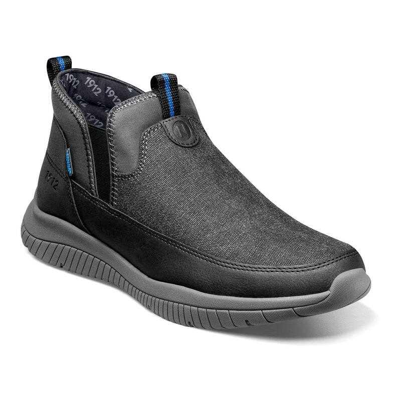 ノンブッシュ メンズ シューズ ブーツ・レインブーツ チェルシーブーツ チェルシー Nunn Bush Trekker Men Moc Toe Chelsea Boots Black Multi ブラック