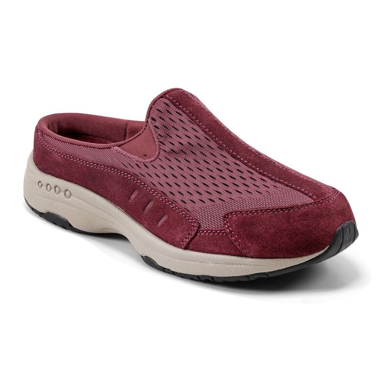 イージースピリット レディース シューズ スニーカー Easy Spiritraveltime Women\u0027s Fashion Mules Burgundy バーガンディ