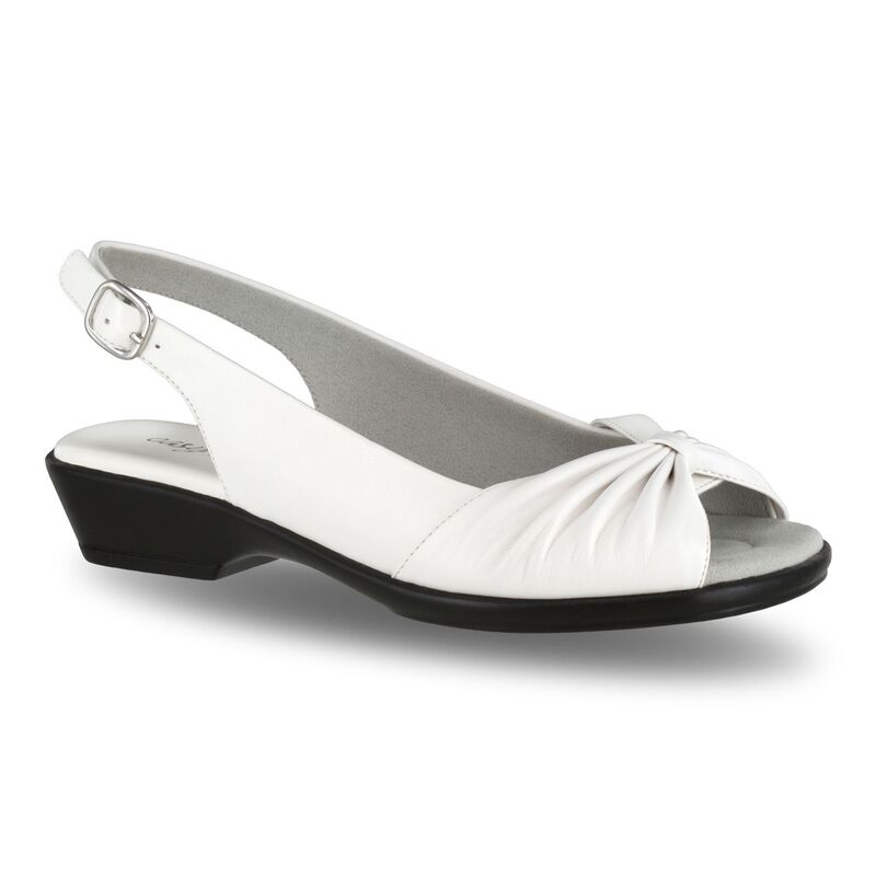 【送料無料】 イージーストリート レディース サンダル シューズ Easy Street Fantasia Women's Dress Sandals White画像