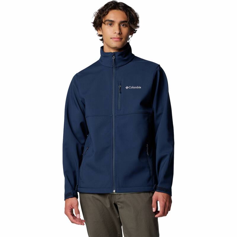 コロンビア メンズ アウター ジャケット・ブルゾン Men's Columbiascender Softshell Jacket Collegiate Navy ネイビー｜ReVida 店