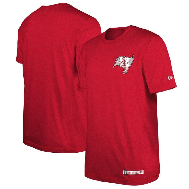 ニューエラ メンズ トップス Tシャツ Men New Era Red Tampa Bay Buccaneers 2024 NFL Training Camp T-Shirt Buc Red レッド