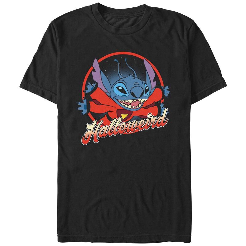 ディズニー メンズ トップス Tシャツ グラフィック Disney's Lilo & Stitchalloweird Men's Graphic Tee Black ブラック