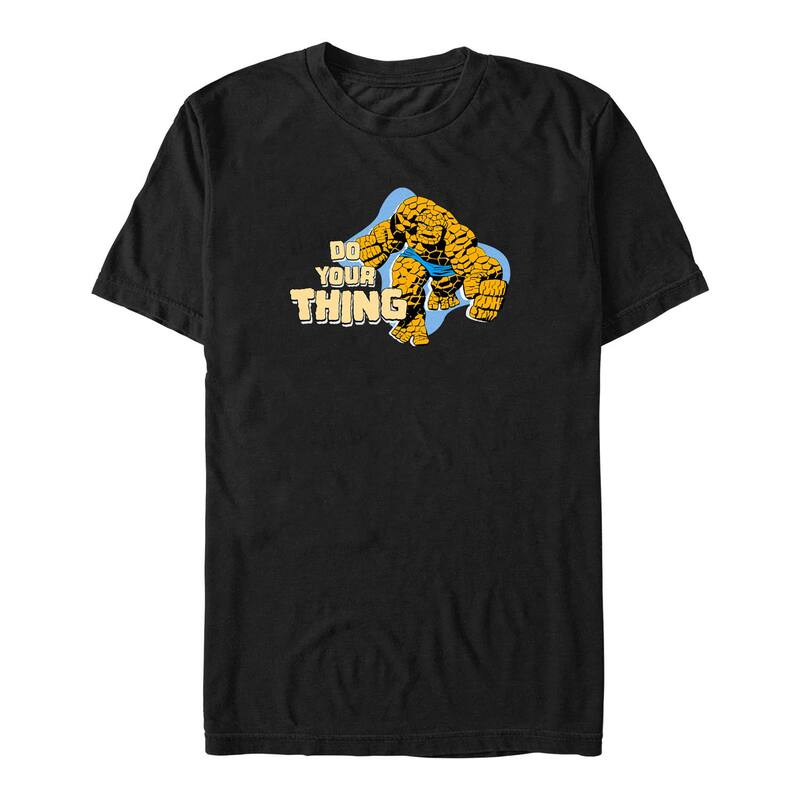 マーベル メンズ トップス Tシャツ トール グラフィック Big & Tall Marvel Fantastic Four Do Your Thingraphic Tee Black ブラック