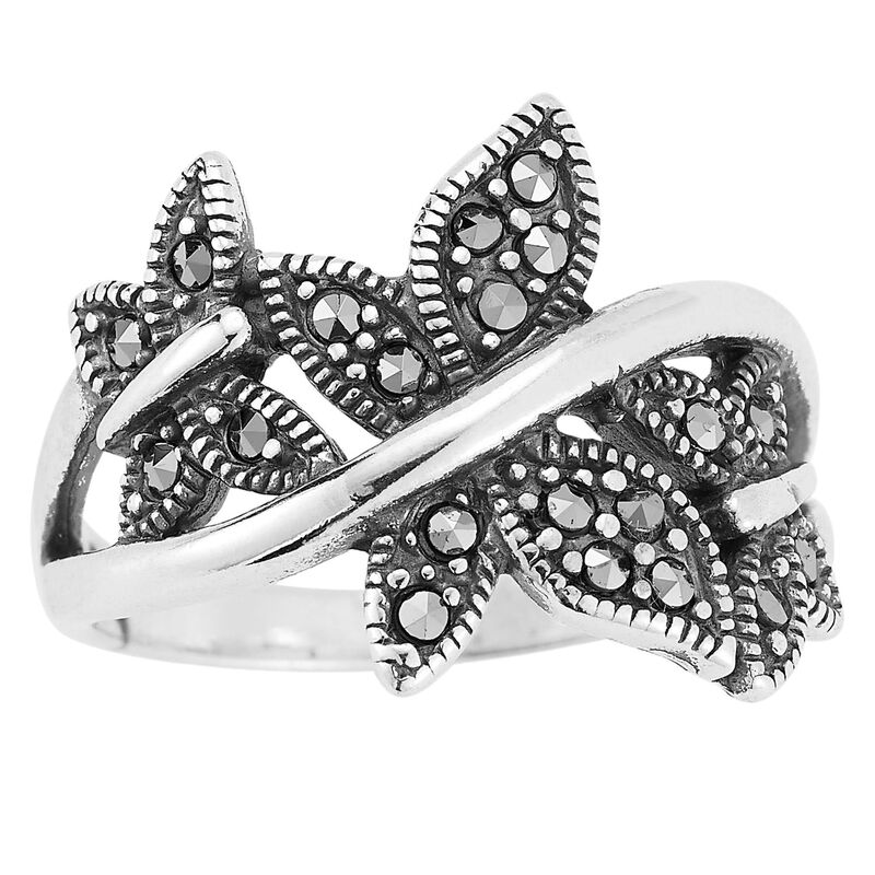 Sunkissed Sterling レディース アクセサリー リング Sunkissed Sterling Silver Oxidized Cubic Zirconia Tri Butterfly Ring Silver Tone シルバー