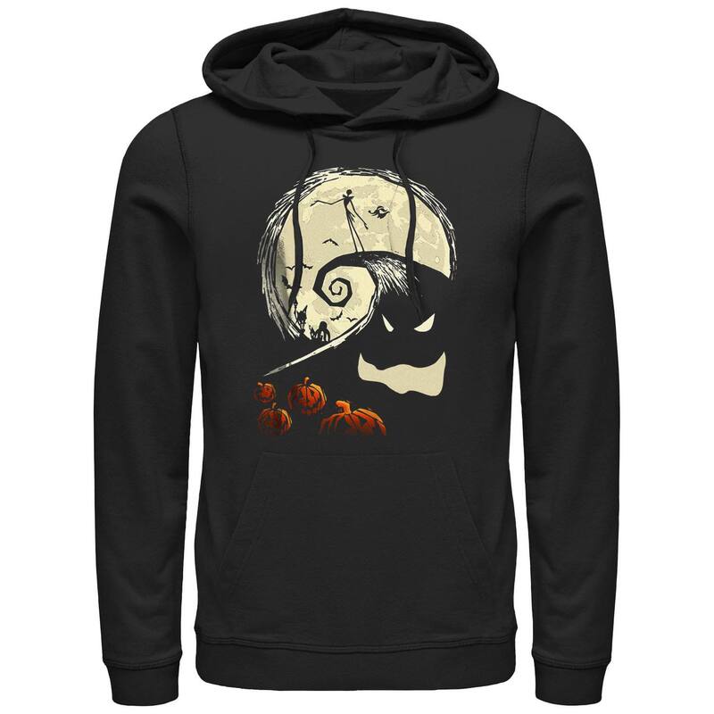 ディズニー メンズ トップス Tシャツ パーカー グラフィック Disney's The Nightmare Before Christmas Jack On Oogie Boogie Hill Men's Graphic Hoodie Black ブラック｜ReVida 店 12,074円