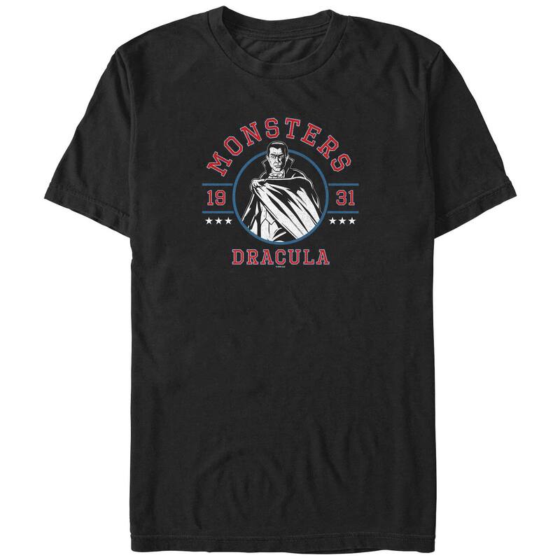 アニメキャラクター メンズ トップス Tシャツ トール グラフィック Licensed Character Big & Tall Universal Monsters Dracula 1931 Graphic Tee Black ブラック
