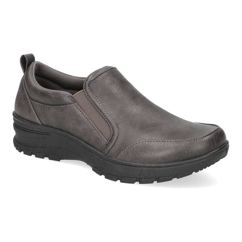 イージーストリート レディース シューズ サンダル Easy Works by Easy Street Garland Slip-Resistant Flat Shoes Gray グレー｜ReVida 店