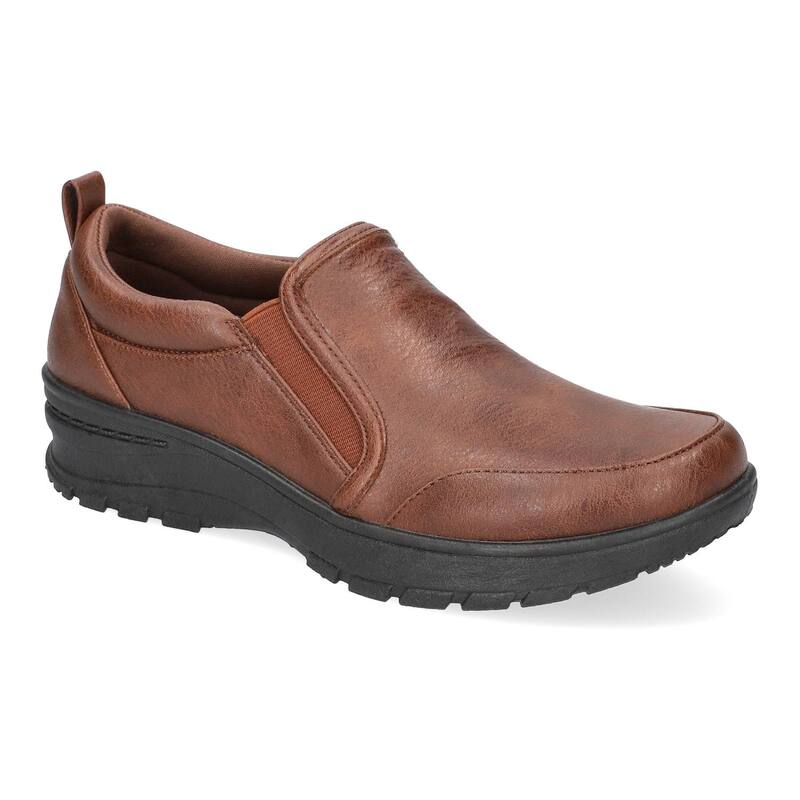 イージーストリート レディース シューズ サンダル Easy Works by Easy Street Garland Slip-Resistant Flat Shoes Tan タン|ReVida 店