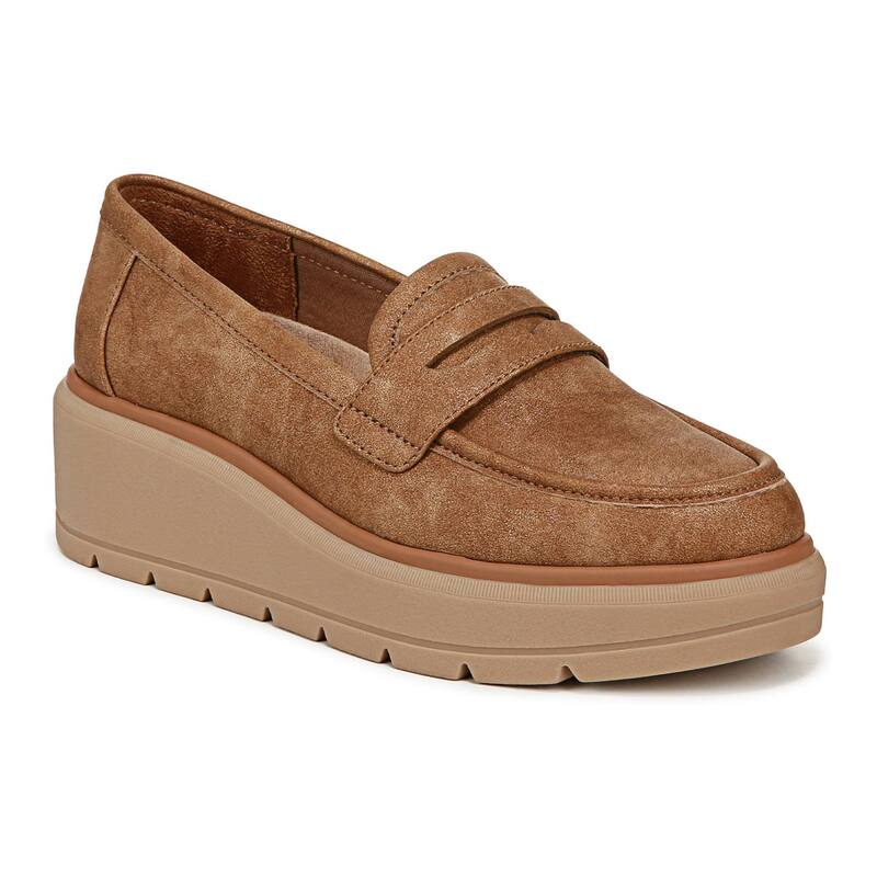 ドクター・ショール レディース シューズ スリッポン・ローファー プラットフォーム Dr. Scholl's Nice Day Max Women's Platform Loafers Honey Brown ブラウン 17,986円