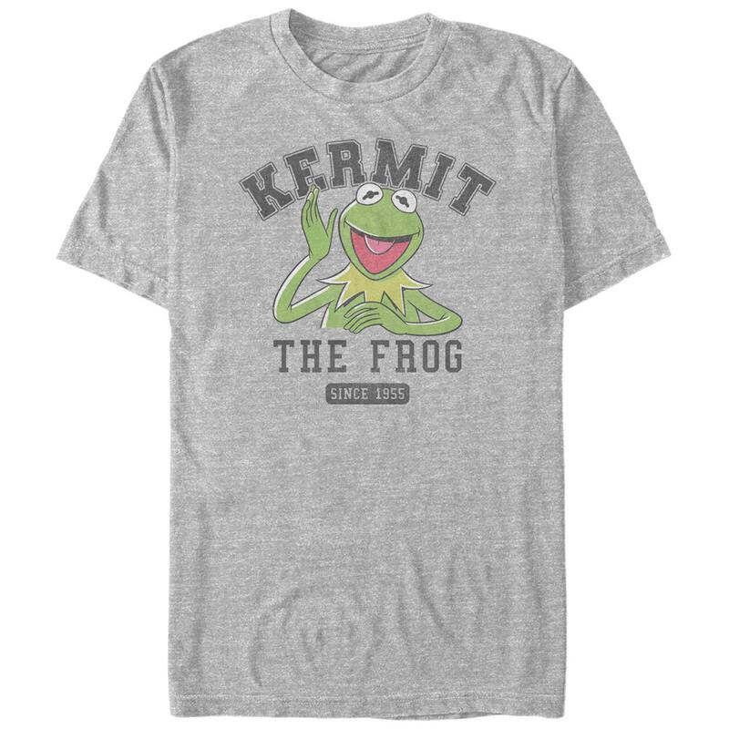 ディズニー メンズ トップス Tシャツ トール グラフィック Disney's The Muppets Kermithe Frog Since 1955 Big & Tall Graphic Tee Athletic Heather ヘザー